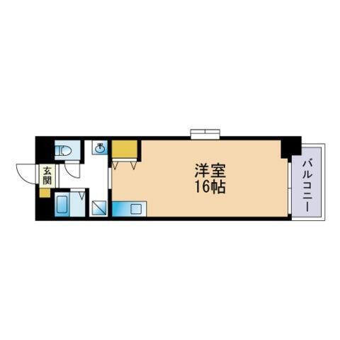 ヴェルモント空港 5階 ワンルーム 賃貸物件詳細