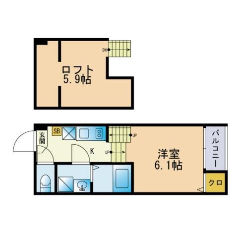 福岡県福岡市城南区西片江１丁目 福大前駅 1SK アパート 賃貸物件詳細