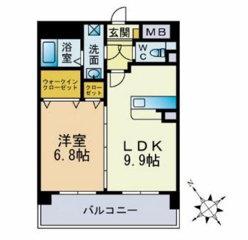 福岡県福岡市東区馬出４丁目 箱崎宮前駅 1LDK マンション 賃貸物件詳細
