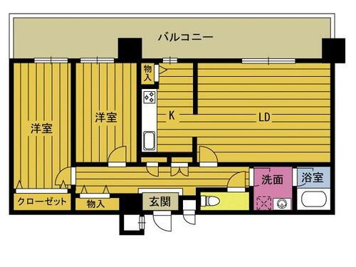 大分県別府市石垣東１丁目 別府駅 2LDK マンション 賃貸物件詳細