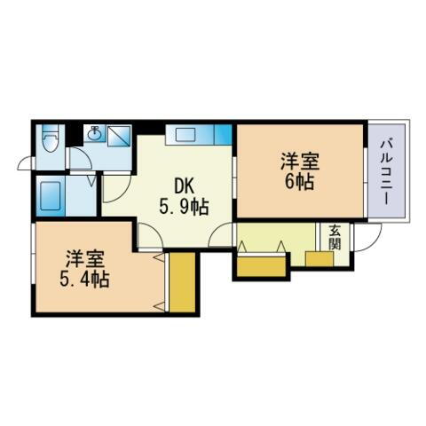 福岡県糟屋郡粕屋町甲仲原２丁目 酒殿駅 2DK アパート 賃貸物件詳細