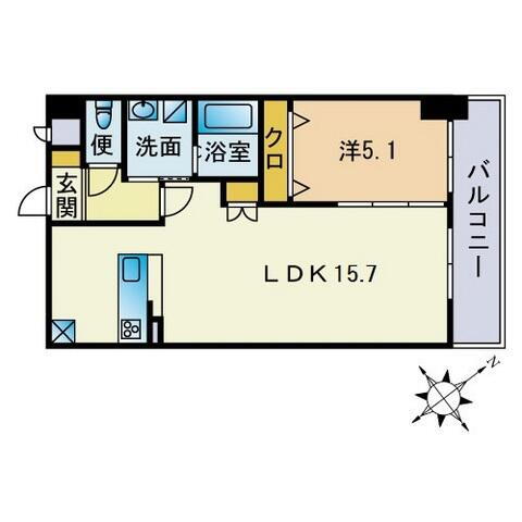 福岡県福岡市博多区博多駅前４丁目 博多駅 1LDK マンション 賃貸物件詳細