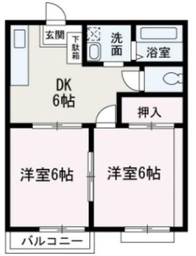 埼玉県和光市新倉２丁目 和光市駅 2DK アパート 賃貸物件詳細