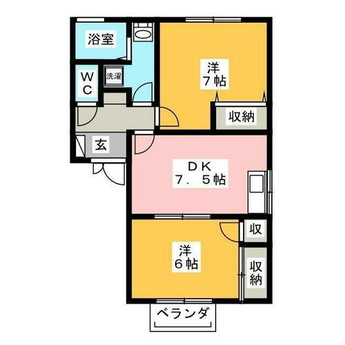 長野県長野市大字柳原 柳原駅 2DK アパート 賃貸物件詳細