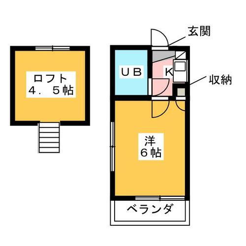 埼玉県川口市芝下３丁目 蕨駅 1K アパート 賃貸物件詳細