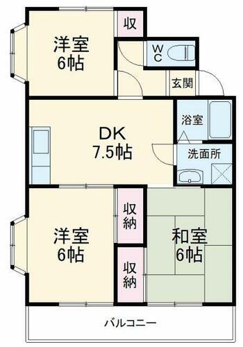 埼玉県さいたま市南区南浦和３丁目 南浦和駅 3DK マンション 賃貸物件詳細