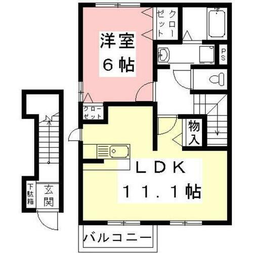 岐阜県各務原市鵜沼小伊木町１丁目 鵜沼宿駅 1LDK アパート 賃貸物件詳細