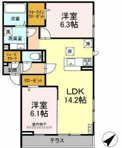 神奈川県横浜市港北区大倉山４丁目 大倉山駅 2LDK アパート 賃貸物件詳細