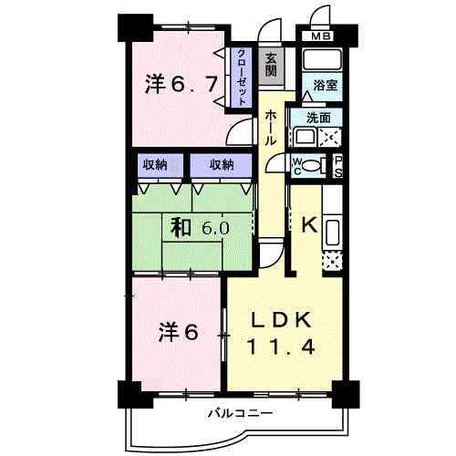 宮城県仙台市太白区柳生７丁目 南仙台駅 3LDK マンション 賃貸物件詳細