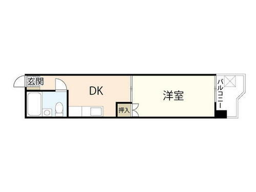 ホームズヤマグチ 4階 1DK 賃貸物件詳細