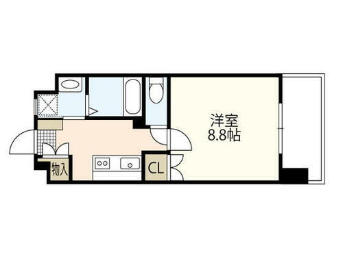 広島県広島市西区観音本町２丁目 舟入本町駅 1K マンション 賃貸物件詳細