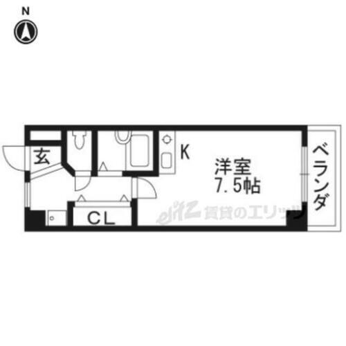 京都府京都市山科区西野大鳥井町 東野駅 1K マンション 賃貸物件詳細