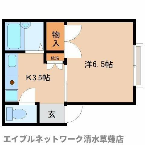 静岡県静岡市清水区上原２丁目 御門台駅 1K アパート 賃貸物件詳細