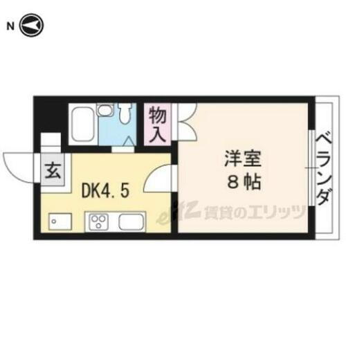 京都府京都市左京区静市市原町 北大路駅 1K マンション 賃貸物件詳細