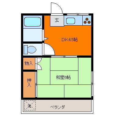 神奈川県茅ヶ崎市円蔵２丁目 北茅ケ崎駅 1DK アパート 賃貸物件詳細