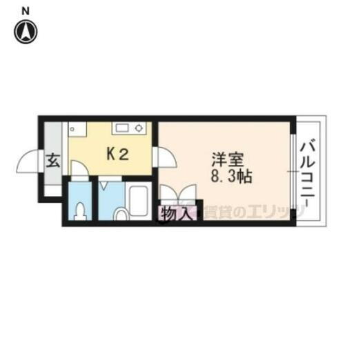 滋賀県草津市橋岡町 南草津駅 1K マンション 賃貸物件詳細