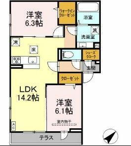 神奈川県横浜市港北区大倉山４丁目 大倉山駅 2LDK アパート 賃貸物件詳細