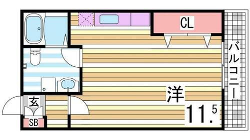 兵庫県神戸市垂水区平磯３丁目 垂水駅 1K マンション 賃貸物件詳細
