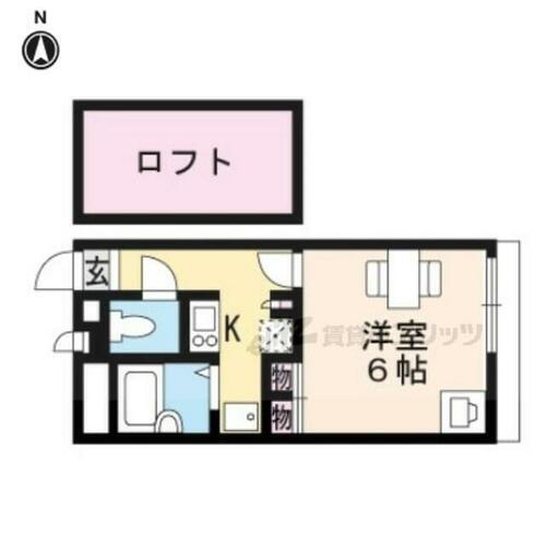 京都府京都市西京区樫原秤谷町 桂駅 1K マンション 賃貸物件詳細