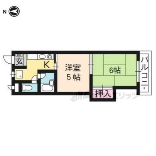 京都府京都市伏見区小栗栖森本町 石田駅 2K マンション 賃貸物件詳細