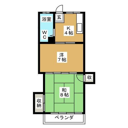 マンション美和 3階 2K 賃貸物件詳細