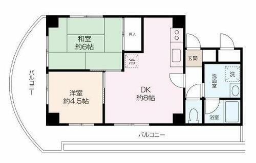 神奈川県藤沢市長後 長後駅 2DK マンション 賃貸物件詳細