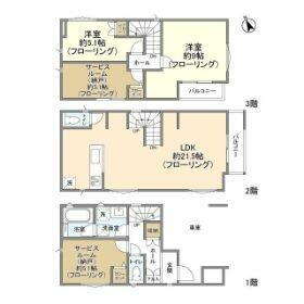 神奈川県川崎市中原区宮内４丁目 武蔵中原駅 2SLDK 一戸建て 賃貸物件詳細