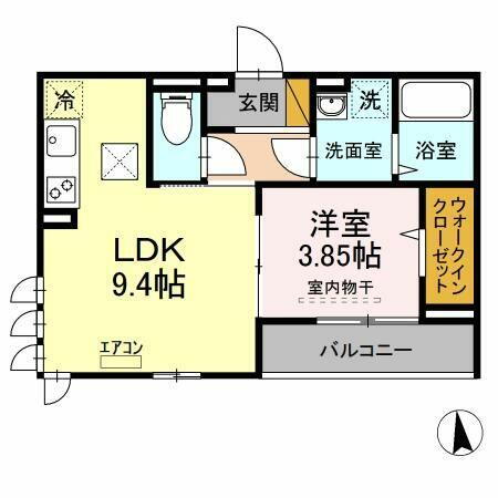 千葉県千葉市中央区椿森１丁目 千葉駅 1LDK アパート 賃貸物件詳細