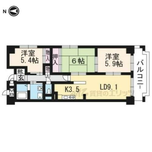 京都府京都市上京区丸太町通堀川西入西丸太町 丸太町駅 3LDK マンション 賃貸物件詳細