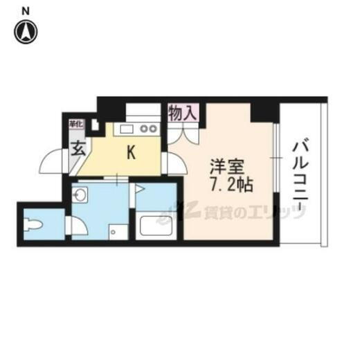 京都府京都市下京区立中町 大宮駅 1K マンション 賃貸物件詳細