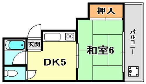 兵庫県神戸市兵庫区上庄通２丁目 和田岬駅 1DK マンション 賃貸物件詳細