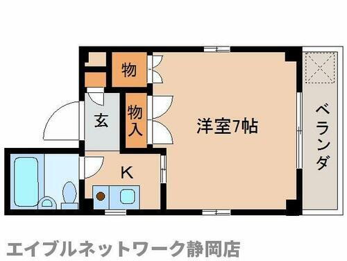 静岡県静岡市葵区駒形通６丁目 静岡駅 1K マンション 賃貸物件詳細