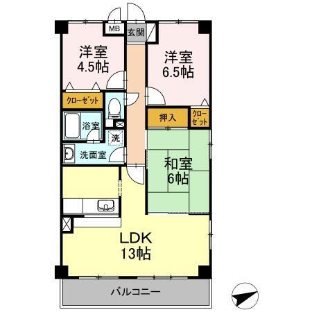 三重県鈴鹿市若松北２丁目 伊勢若松駅 3LDK マンション 賃貸物件詳細