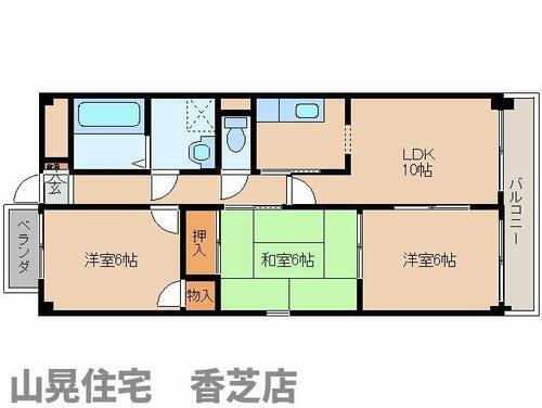 奈良県香芝市五位堂３丁目 五位堂駅 3LDK マンション 賃貸物件詳細