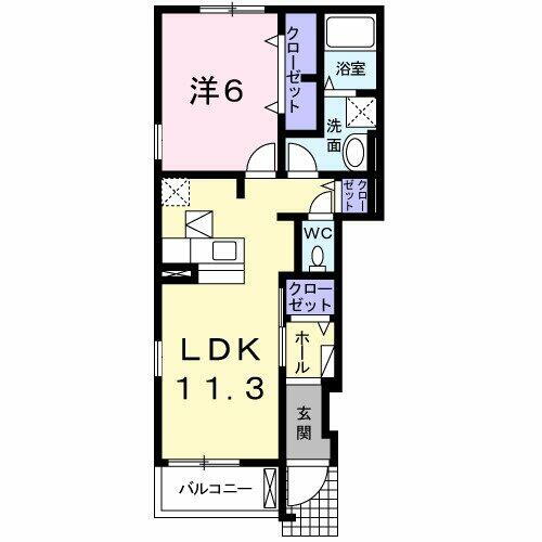 ボンマリエフェムⅢ 1階 1LDK 賃貸物件詳細