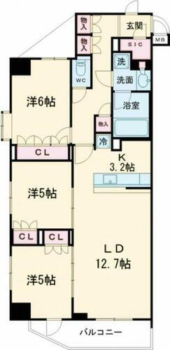 東京都江戸川区西葛西３丁目 西葛西駅 3LDK マンション 賃貸物件詳細