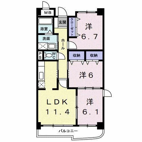 和歌山県海南市大野中 海南駅 3LDK マンション 賃貸物件詳細