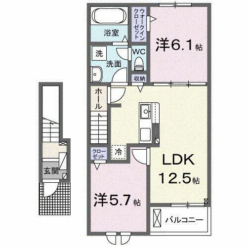 愛知県豊橋市植田町字稲場 向ヶ丘駅 2LDK アパート 賃貸物件詳細