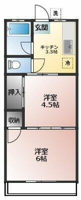 山梨県笛吹市石和町山崎 石和温泉駅 2K アパート 賃貸物件詳細