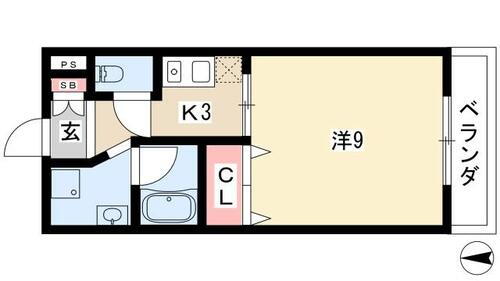 愛知県名古屋市中村区大宮町２丁目 中村日赤駅 1K マンション 賃貸物件詳細