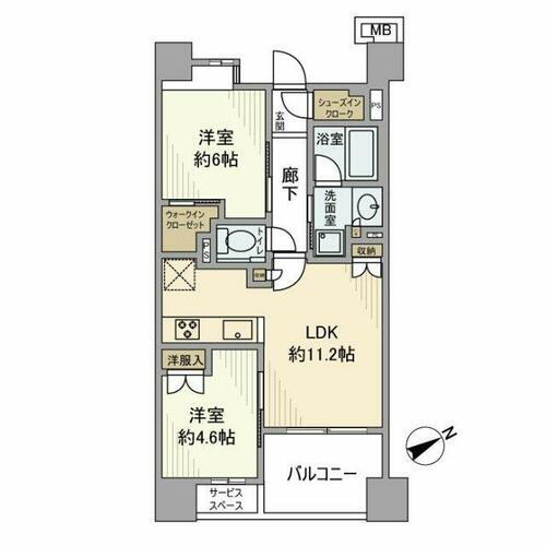 東京都板橋区小茂根１丁目 小竹向原駅 2LDK マンション 賃貸物件詳細