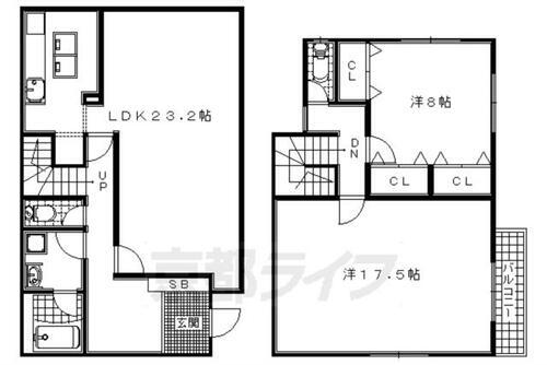 京都府相楽郡精華町桜が丘２丁目 山田川駅 2LDK 一戸建て 賃貸物件詳細