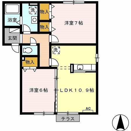 静岡県焼津市三右衛門新田 西焼津駅 2LDK アパート 賃貸物件詳細