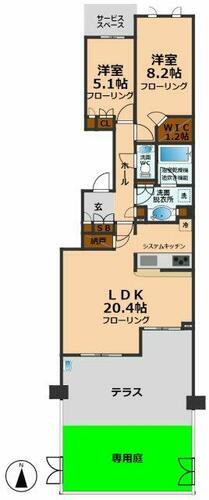 東京都杉並区高井戸東１丁目 浜田山駅 2LDK マンション 賃貸物件詳細