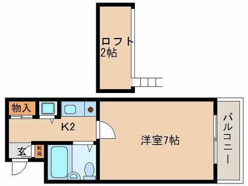 シティパレス生駒谷田町Ⅵ 1階 1K 賃貸物件詳細