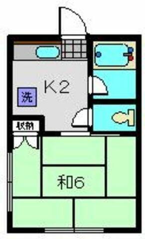 神奈川県横浜市神奈川区神大寺１丁目 三ツ沢下町駅 1K アパート 賃貸物件詳細