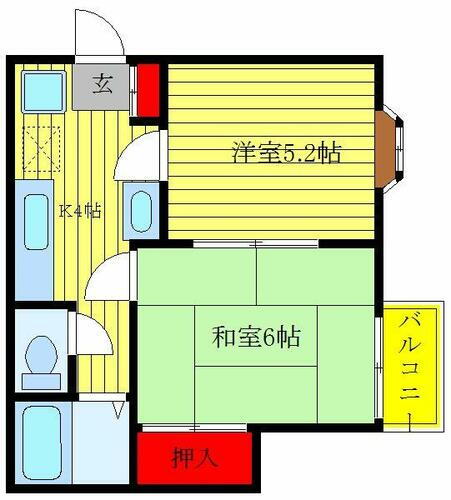 埼玉県川口市東領家１丁目 川口元郷駅 2K アパート 賃貸物件詳細