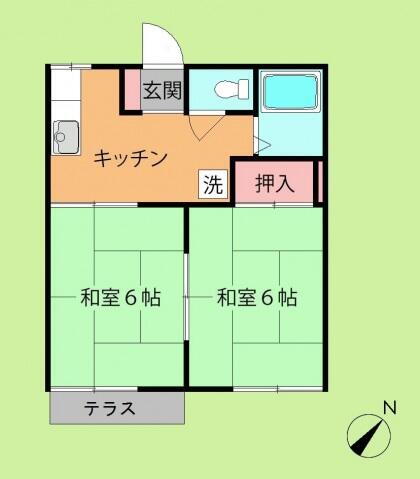 千葉県市川市宝２丁目 行徳駅 2K アパート 賃貸物件詳細