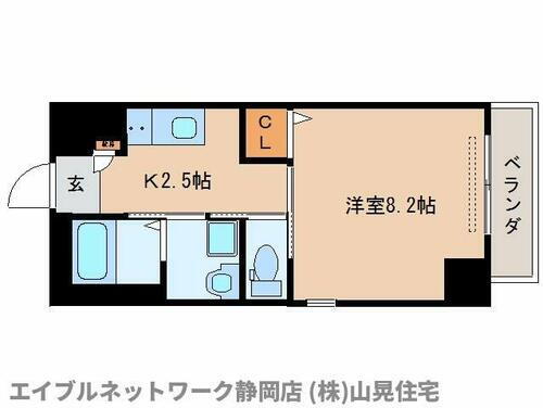 静岡県静岡市葵区本通５丁目 静岡駅 1K マンション 賃貸物件詳細