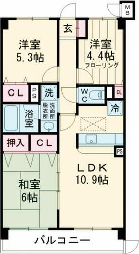 東京都足立区谷中２丁目 北綾瀬駅 3LDK マンション 賃貸物件詳細